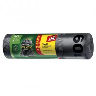Jan Niezb�dny Worki na �mieci ta�ma elastyczne 60 L Magnum Flex 10 szt.