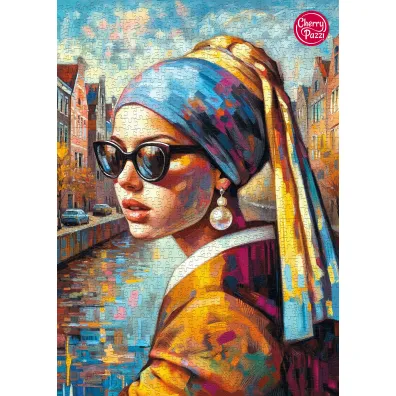 Puzzle 1000 el. Girl with a Pearl CherryPazzi