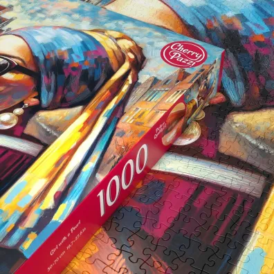 Puzzle 1000 el. Girl with a Pearl CherryPazzi