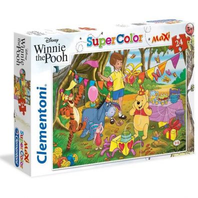 Puzzle maxi 24 el. Supercolor. Winnie the Pooh Clementoni