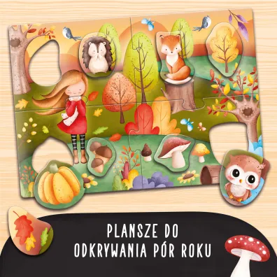 Lisciani Carotina ci� nauczy! Pory roku 304-PL102389