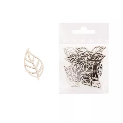 Cresco Dekoracja drewniana Li�� 24 szt.