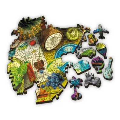 Puzzle drewniane 501 el. Kolorowe koktajle Trefl