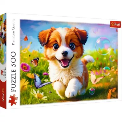 Puzzle 500 Wesoy piesek TREFL