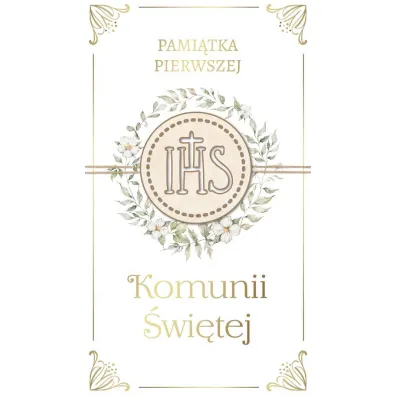 Armin Style KARNET KOMUNIA 130X210 Z KOP AS KP-297 FOL