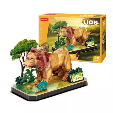 Cubic Fun puzzle 3D Zwierz�ta Lew Dante