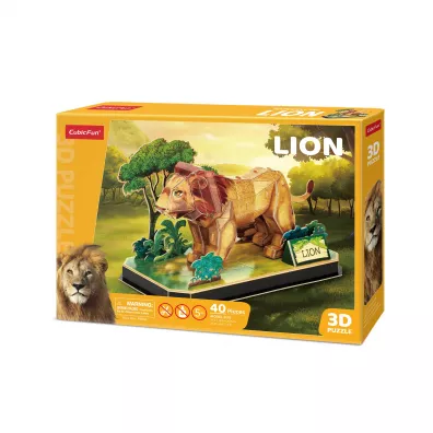 Cubic Fun puzzle 3D Zwierz�ta Lew Dante