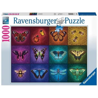 Puzzle 1000 el. Pi�kne skrzydlate owady Ravensburger