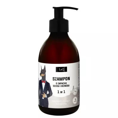 LaQ Zestaw kosmetyk�w Seks i biznes: �el pod prysznic + szampon  + olejek do brody 500 ml + 300 ml + 30 ml