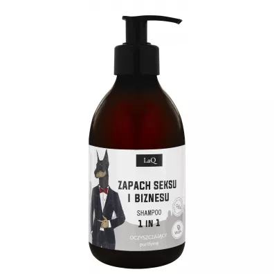 LaQ Zestaw kosmetyk�w Seks i biznes: �el pod prysznic + szampon  + olejek do brody 500 ml + 300 ml + 30 ml
