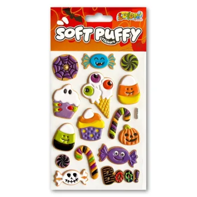 Tadeo Naklejki Puffy Halloween Sweets SWPH-3202 Kolori