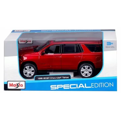 MAISTO 31533 2021 Chevrolet Tahoe 1:26 kolor czerwony