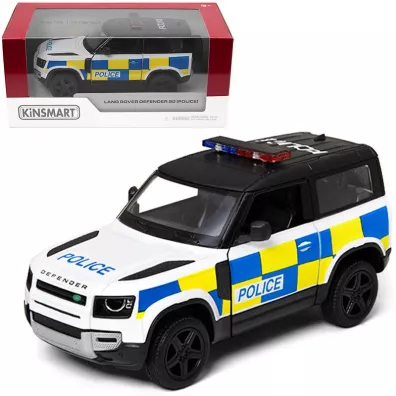 Land rover defender 90 policja Kinsmart