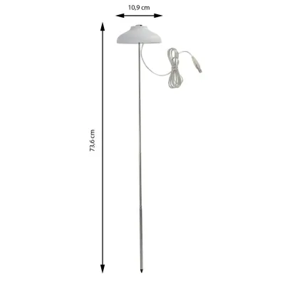 Esschert Design Lampa LED do wzrostu rolin regulowana