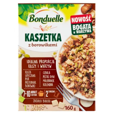 Bonduelle Kaszetka z borowikami 2 x 80 g