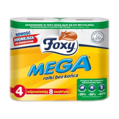 Foxy Papier toaletowy Mega 4 szt.