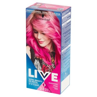 Schwarzkopf Live Ultra Brights or Pastel farba do włosów koloryzacja półtrwała 093 Szokujący Róż