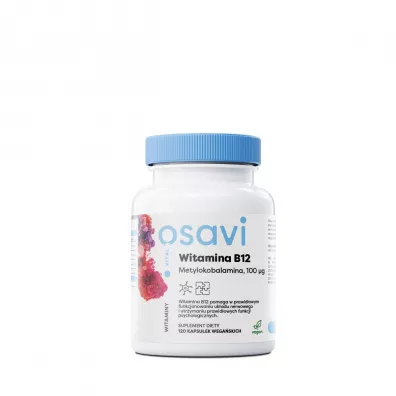Osavi Witamina B12 100 mcg Suplement diety 120 kaps.