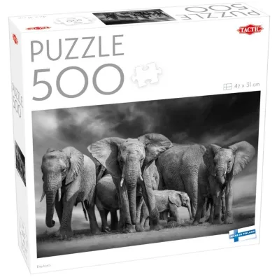Puzzle 500 el. Elephants Tactic