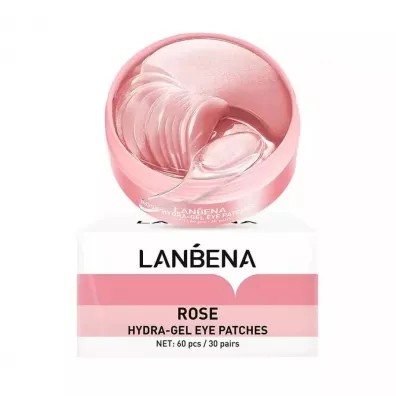 Lanbena Rose nawil�aj�ce hydro�elowe p�atki pod oczy 60 szt.