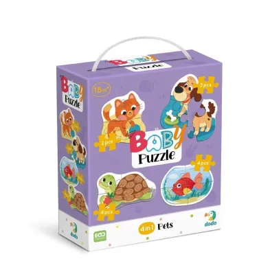 Baby puzzle 4w1 Zwierz�ta domowe Dodo