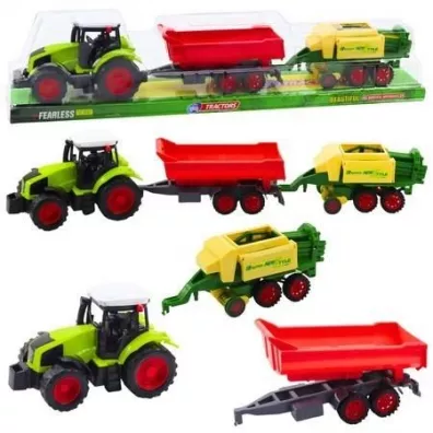 Traktor rolniczy z przyczep Leantoys