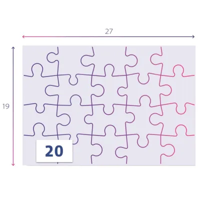 Puzzle 2x20 el. SuperColor. Paw Patrol Clementoni