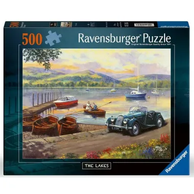 Puzzle 500 el. 2D Przystanek nad jeziorem Ravensburger