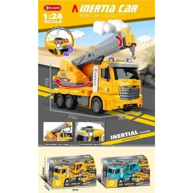 Auto budowlane ze �wiat�em i d�wi�kiem Merkpol