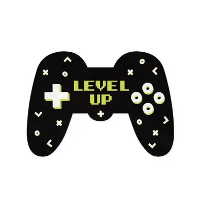 PartyDeco Serwetki gamepad 11.5x16 cm 12szt