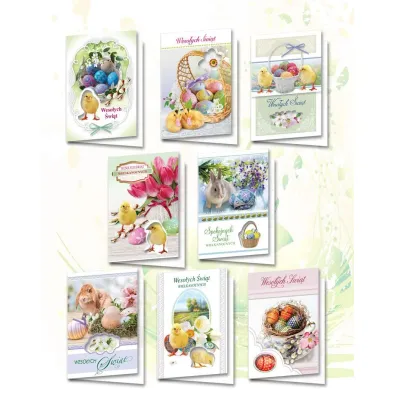 Top Graphic Karnet B6 BWD Wielkanoc �wieckie MIX 10 szt.
