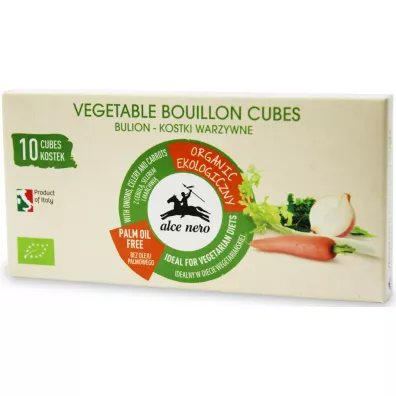 Alce Nero Bulion - kostki warzywne 10 x 10 g Bio