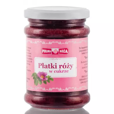 Polska R�a Konfitura z p�atk�w r�y w cukrze 320 g