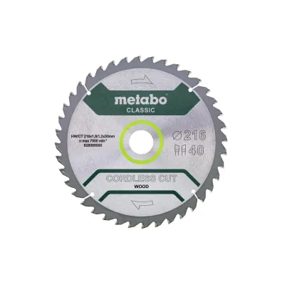 Metabo Pi�a tarczowa hw/ct 216x30x40z