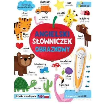 Angielski s�owniczek obrazkowy. Ksi��ka interaktywna KAKADU - Marta  Bielecka