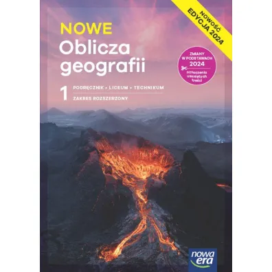 Pakiet NOWE Oblicza geografii 1. Podr�cznik i karty pracy ucznia. Liceum i technikum. Zakres rozszerzony. Edycja 2024
