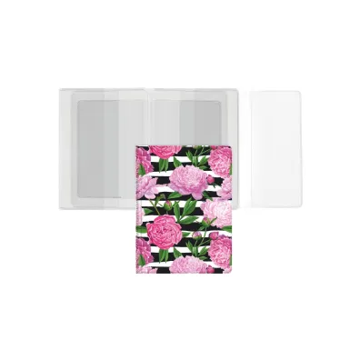 Nadruki Ok�adka na dokumenty PVC z dowodem rejestracyjnym Peony BIURFOL OD-24-45