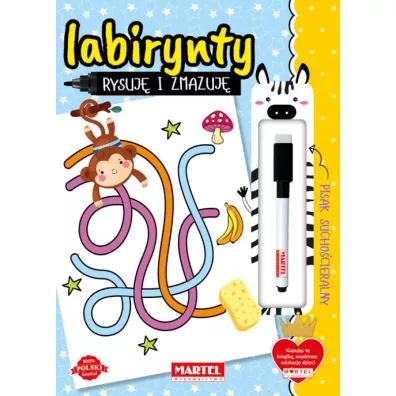 Labirynty Rysuj i zmazuj - Katarzyna Salamon