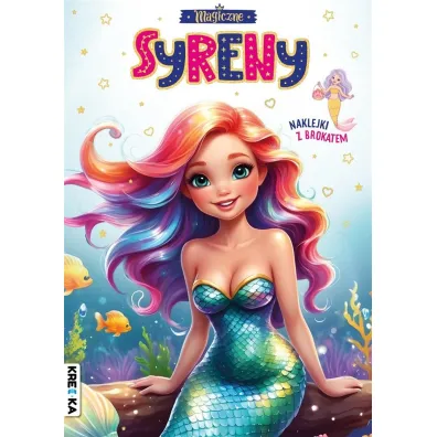 Magiczne syreny. Kolorowanka z brokatem