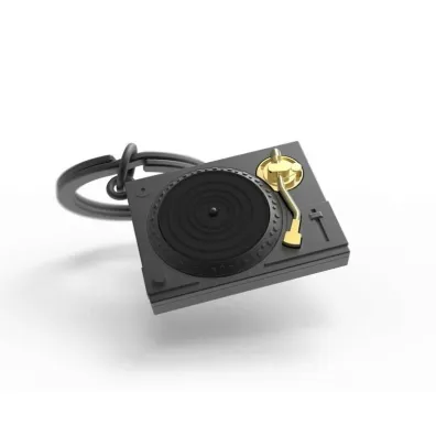 Metalmorphose Brelok do kluczy 3D gramofon