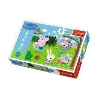 Puzzle 30 el. �winka Peppa. Le�na wyprawa Trefl