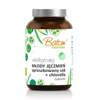 Batom Mody jczmie sproszkowany sok + chlorella 500 mg Suplement diety 240 tab. Bio