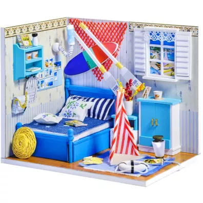 Sk�adany Drewniany Model LED - Leo`s room Nice-idea.pl