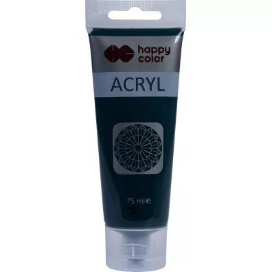 Happy Color Farba akrylowa ciemnozielona 75ml