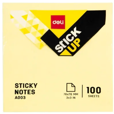 Deli Notes samoprzylepny 76x76 mm 100 kartek ��te
