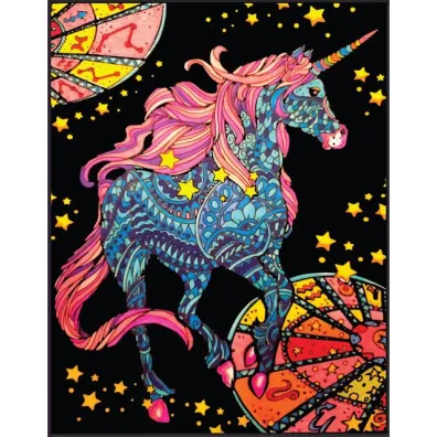 Kolorowanka welwetowa Jednoro�ec zodiak 47x35cm