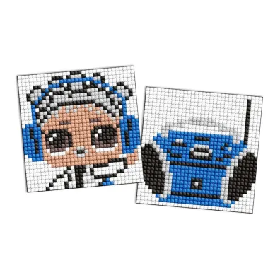 Diamentowa mozaika na magnes - LOL Boombox 9x9cm Ideyka