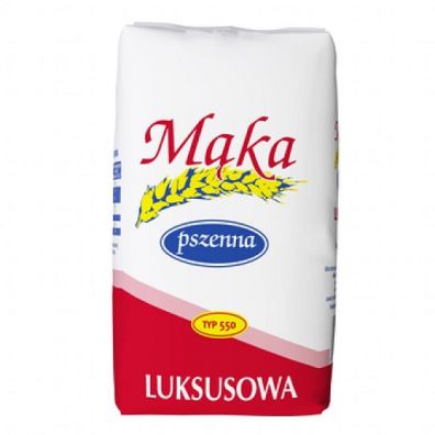 Polskie myny Mka pszenna Typ 550 Luksusowa 1 kg