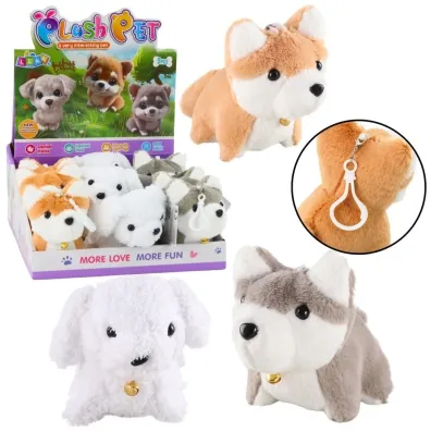 LeanToys Brelok piesek z kr�c�cym ogonkiem MIX