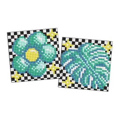 Diamentowa mozaika Kids - Kwiat i li�� 9x9cm Ideyka